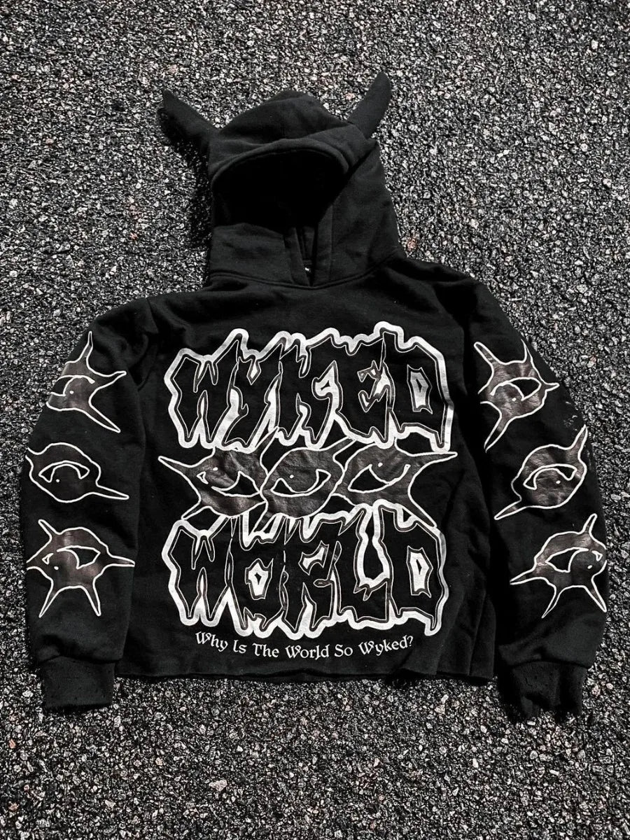Horn Hat Hoodie